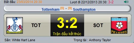 Tottenham -Southampton